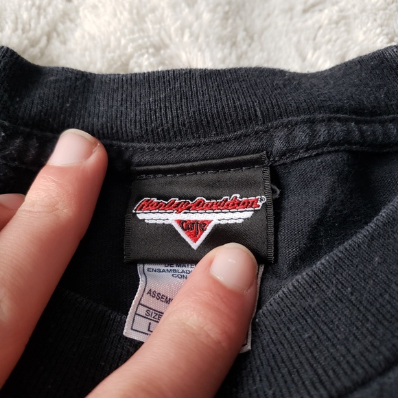 Harley Davidson Cafe live hard rise easy tee - Picture 3 of 4